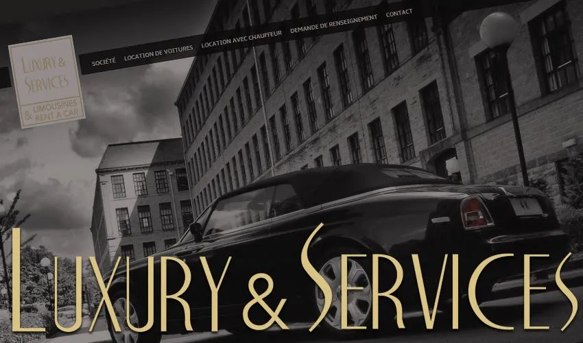 NOUVEAU SITE LUXURY & SERVICES 