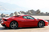 Rent a Ferrari 458 Spider in Nice and St Tropez