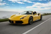 Rent a Ferrari 488 Spider in Nice aéroport
