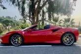 hire Ferrari F8 St Tropez