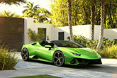 Rental Lamborghini Huracán Evo Spyder