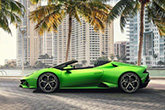 location Lamborghini Huracan Evo Spyder Cannes