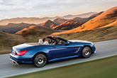 Hire a Mercedes SL in Nice