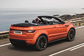 Hire a Range Rover Evoque cabriolet in Cannes